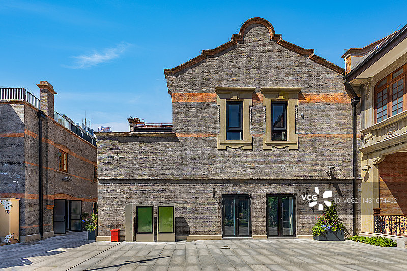 上海石库门建筑群 张园图片素材