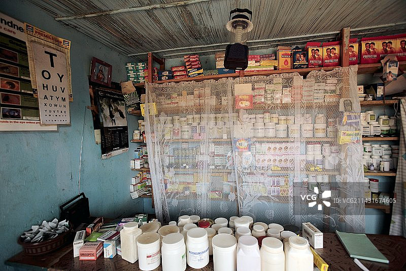 乌干达乡村药房图片素材