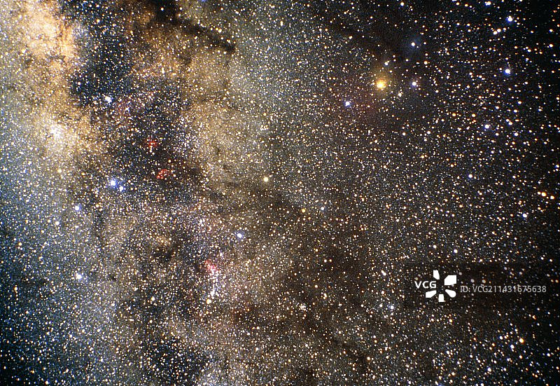 天蝎座的银河图片素材