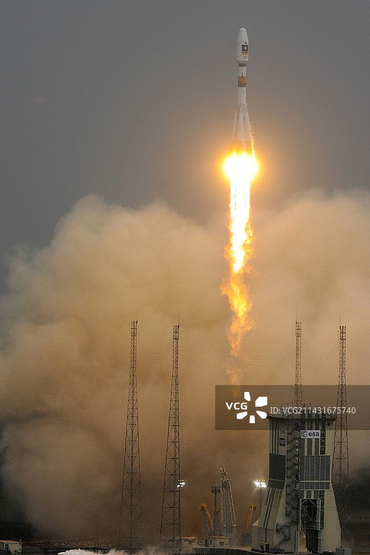 伽利略IOV卫星发射图片素材