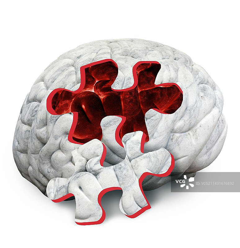 大脑功能概念图图片素材