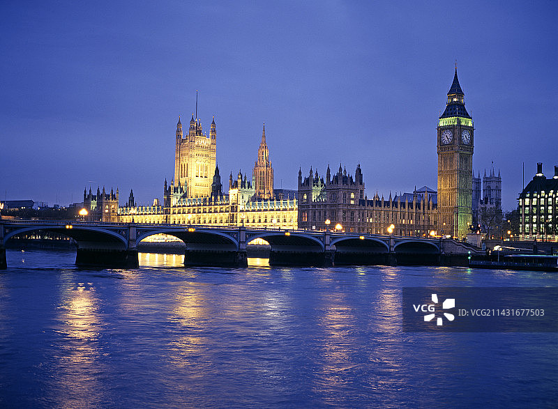 大本钟和议会大厦图片素材