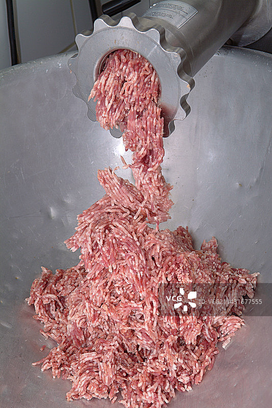 切碎的肉图片素材