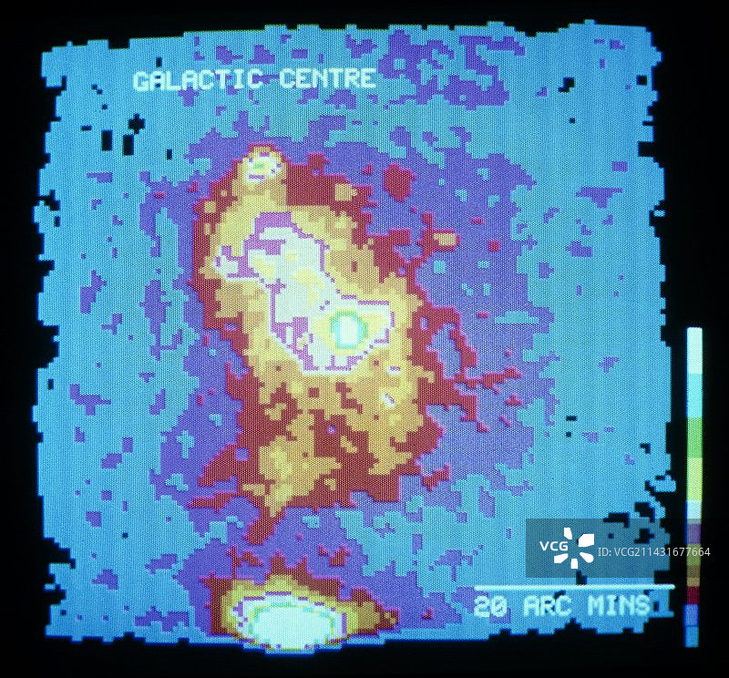 银河系中心的X光图像图片素材