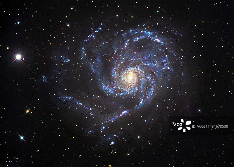 风车星系（M101）图片素材