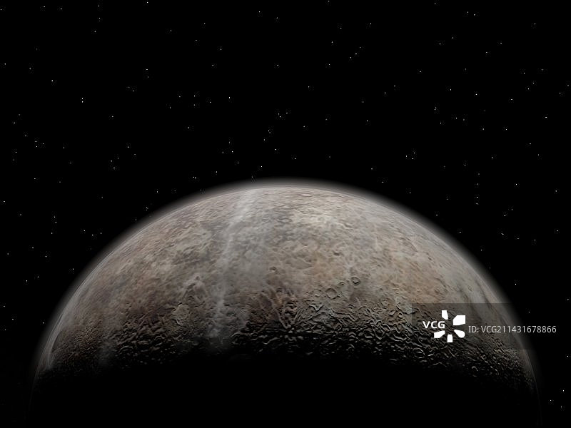 冥王星艺术作品图片素材