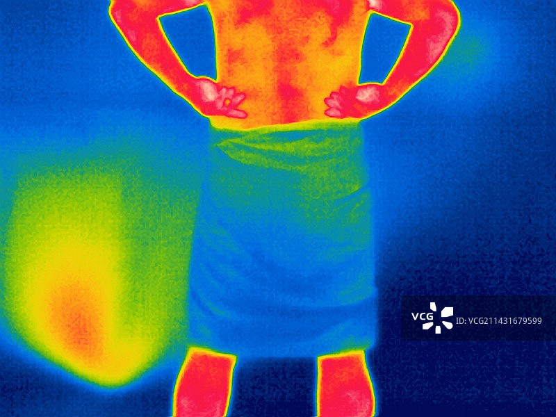 干燥，热成像图图片素材