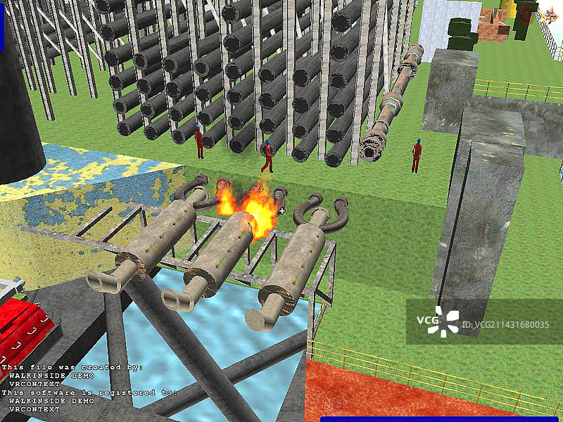 虚拟现实：灾难模拟图片素材