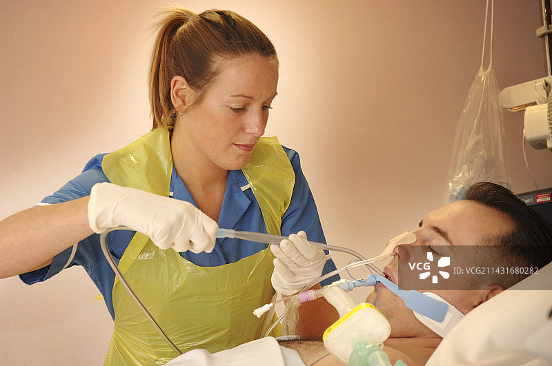 重症监护病人图片素材