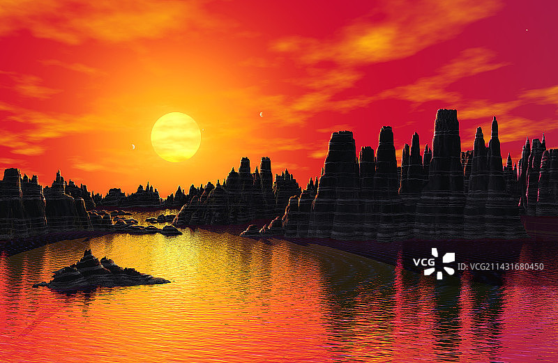 系外行星图片素材