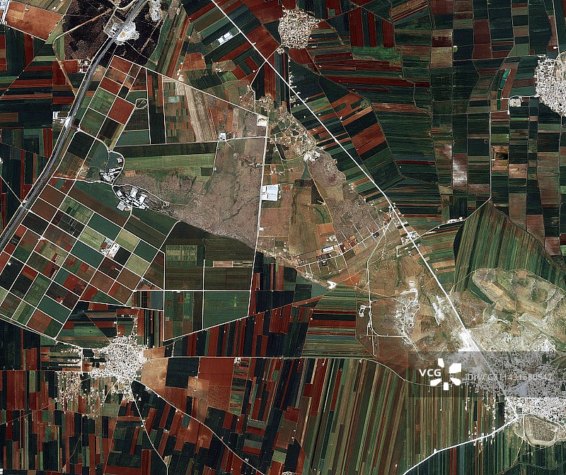 叙利亚阿勒颇周边的农业图片素材