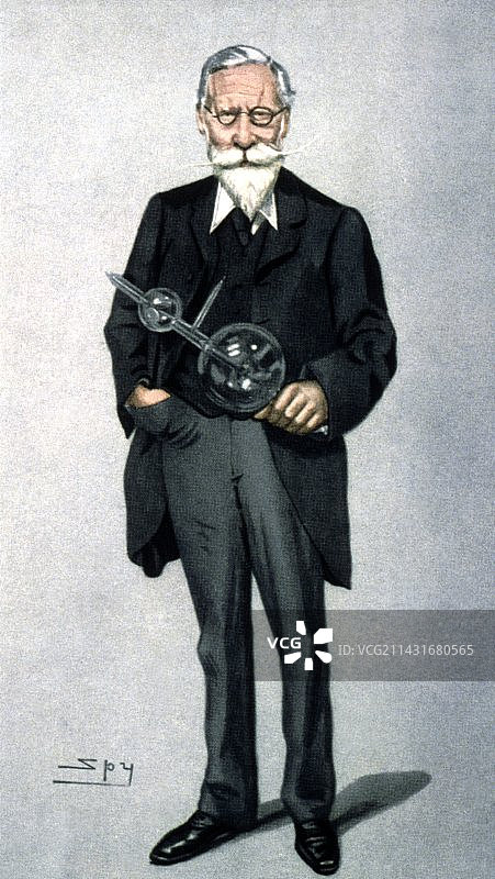 威廉·克鲁克斯爵士，英国物理学家图片素材