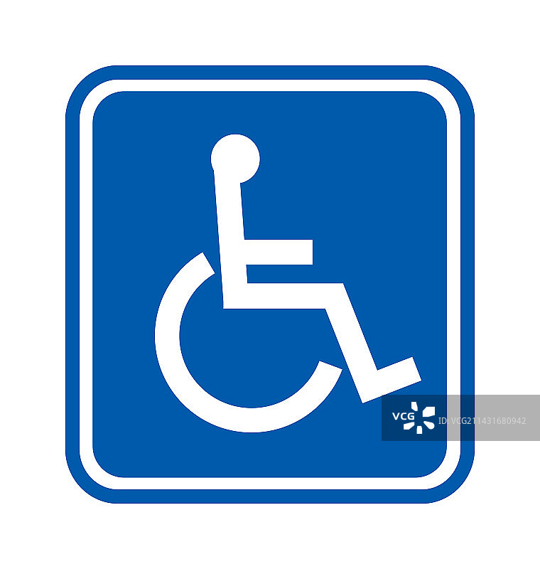 残疾人标志电脑艺术作品图片素材
