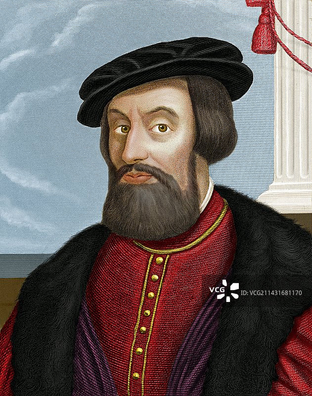 西班牙征服者埃尔南·科尔特斯图片素材