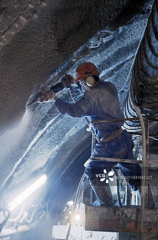 地铁隧道施工图片素材