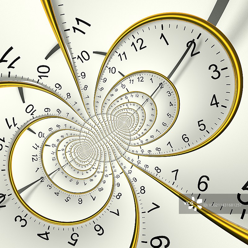 钟面时空扭曲图片素材