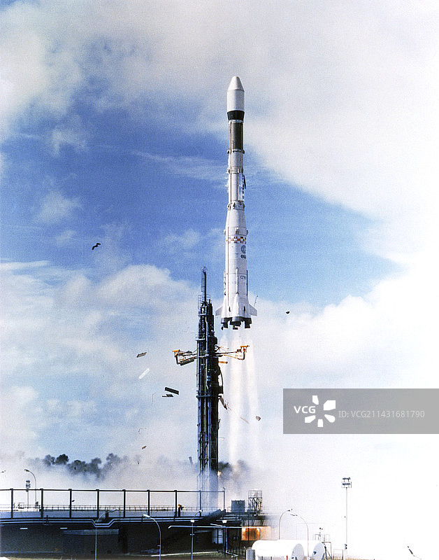 1979年阿丽亚娜1号发射图片素材