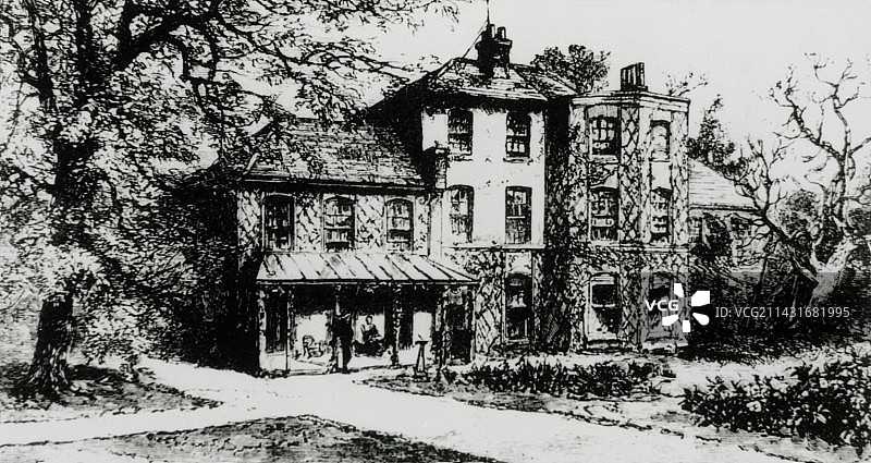 达尔文故居：唐恩宅图片素材