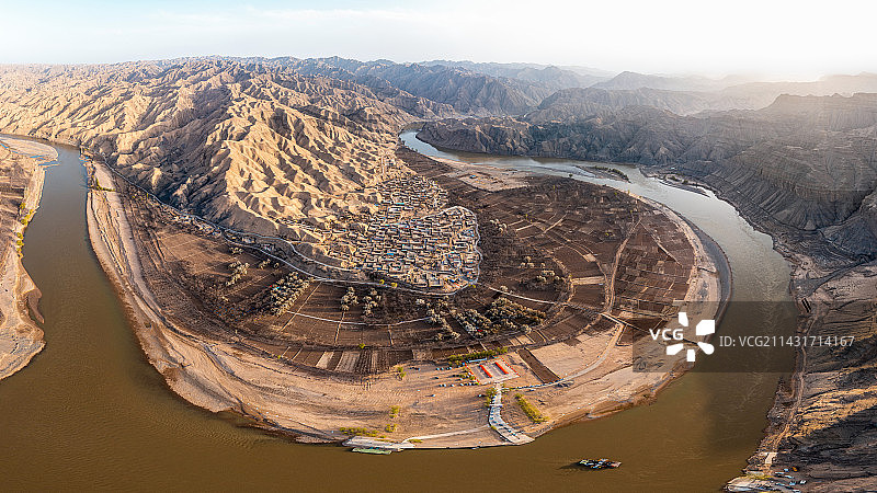 南长滩--宁夏最美山村20230409图片素材