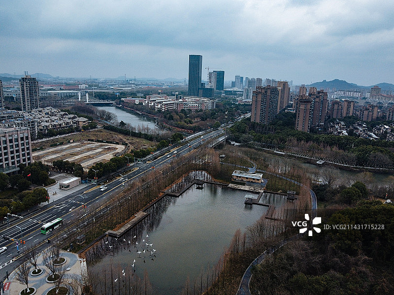 德清县 千秋东街 德清县图书馆 德清展示馆 英溪公园 曲园北路 金湾大厦 德清二中 翡翠城图片素材