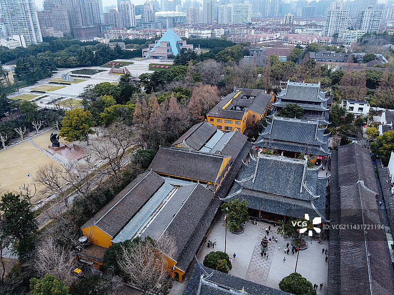 上海 龙华寺 龙华烈士陵园 龙华路 朵云轩艺术中心 龙华塔  华富大厦图片素材