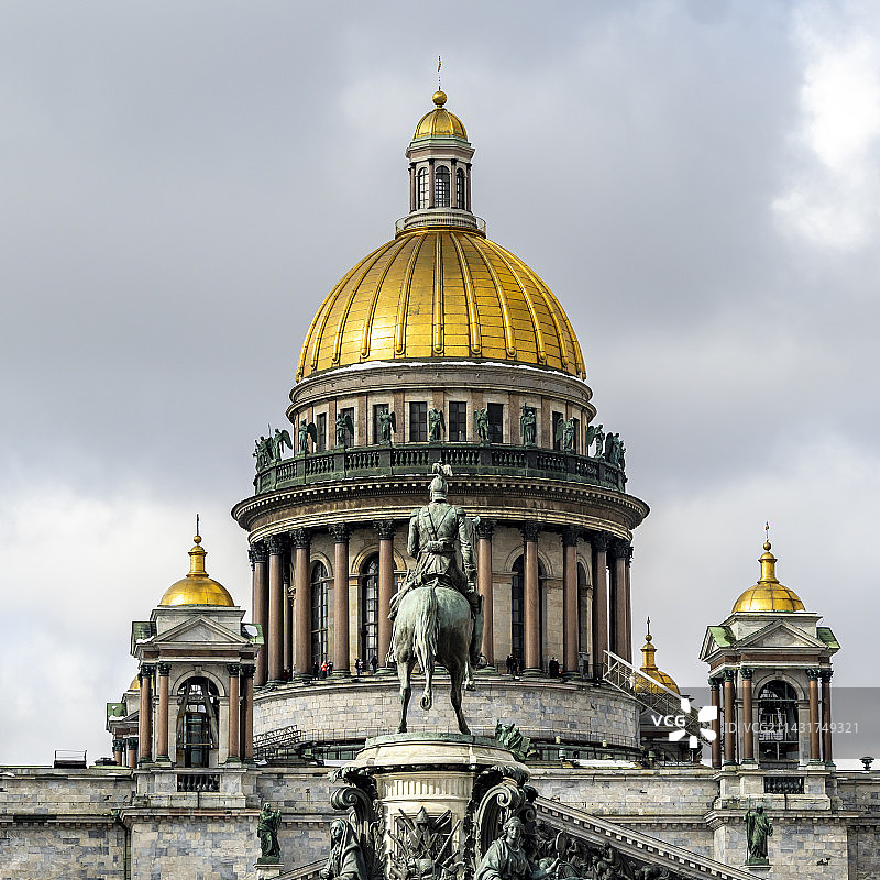 圣彼得堡圣以撒克教堂图片素材