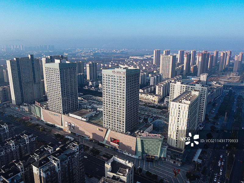 无锡 惠山区 惠山大道 市民广场  万达广场 金都惠丰广场图片素材