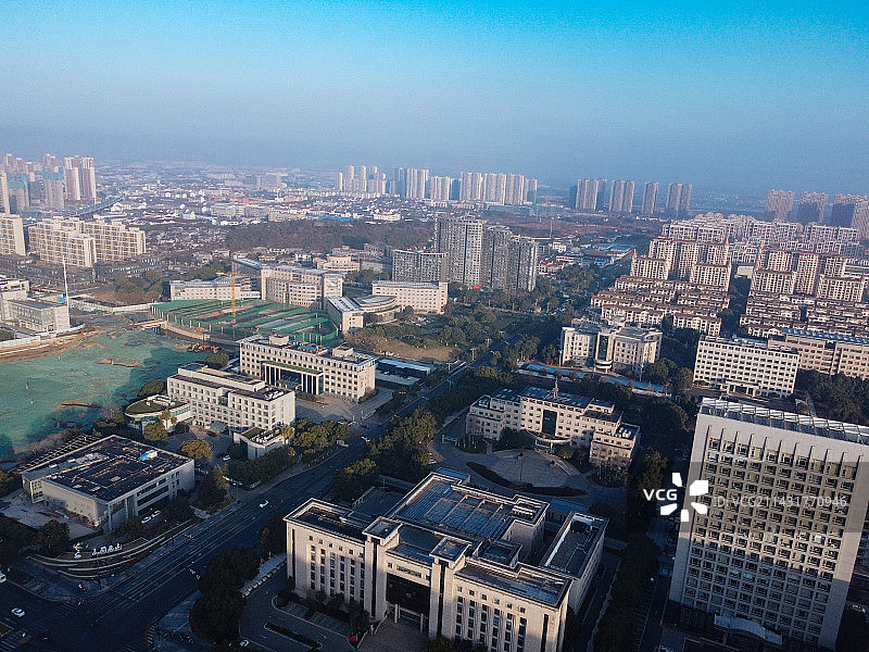 无锡 惠山区 惠山大道 市民广场  万达广场 金都惠丰广场图片素材