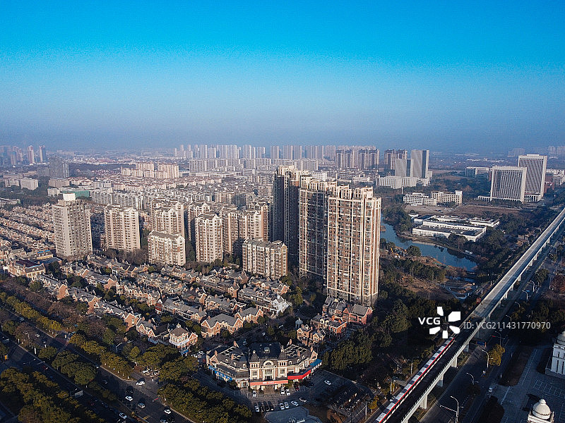 无锡 惠山区 惠山大道 市民广场  万达广场 金都惠丰广场图片素材