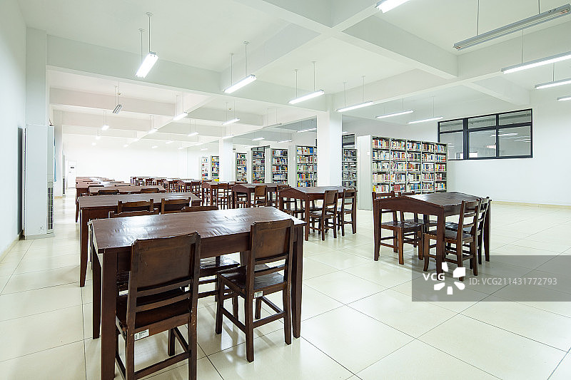 图书馆自习室图片素材