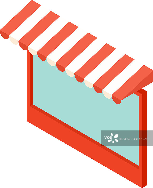 餐厅展示图标2.5D正方形图片素材