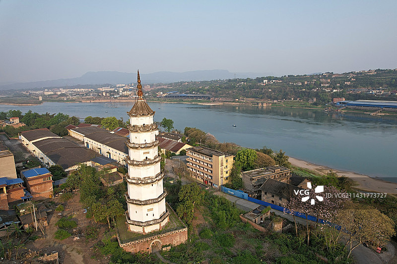 泸州合江白塔图片素材