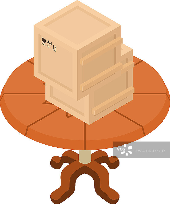 全新家具2.5D图标，两个已关闭图片素材