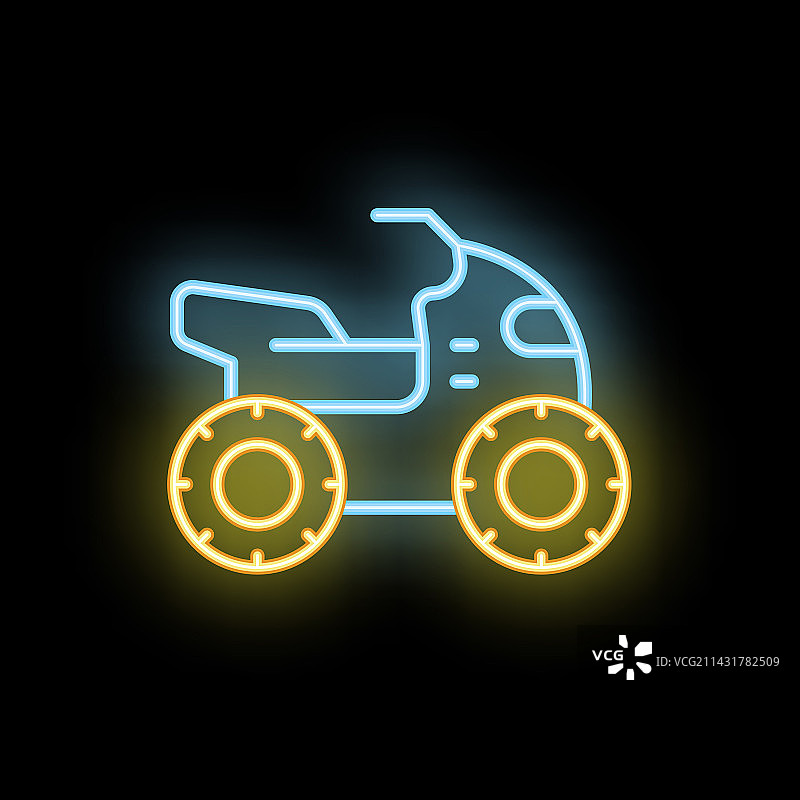 直升机图标霓虹灯图片素材