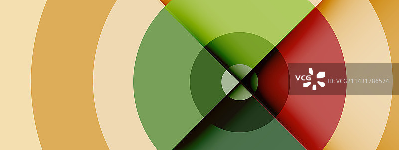 圆形阴影新潮的最小几何图片素材