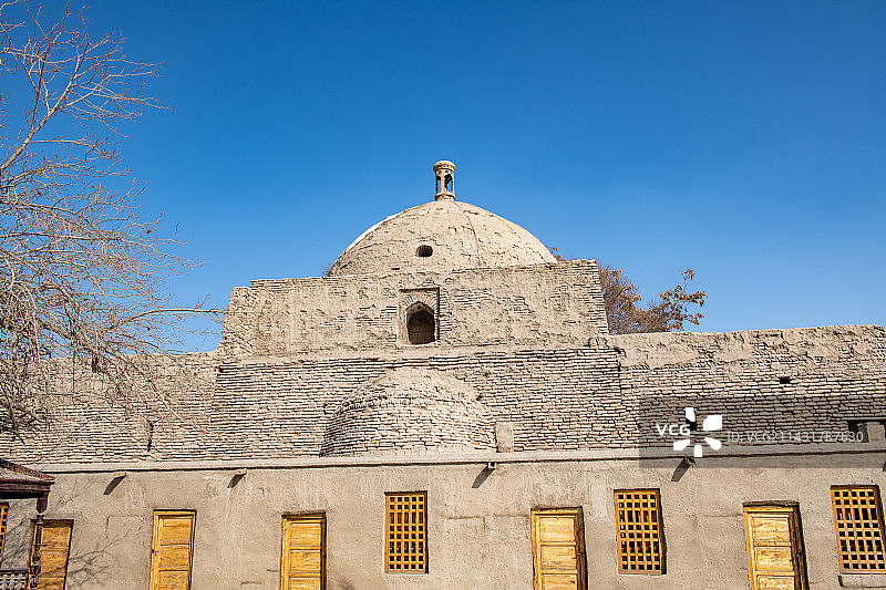 新疆喀什地区莎车县阿孜纳清真寺图片素材