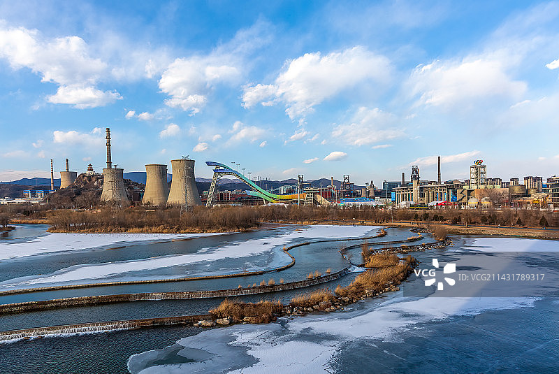 冬奥会期间的首钢园图片素材