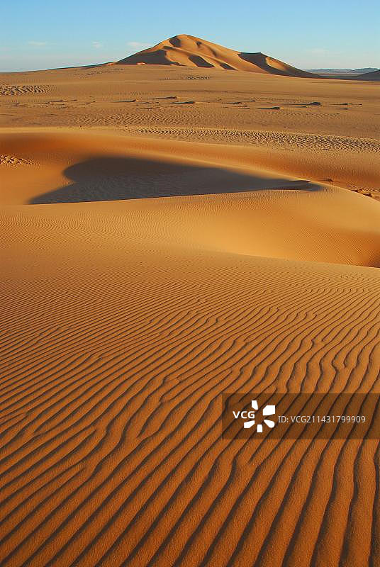 穆尔祖克沙漠沙丘，利比亚，非洲图片素材