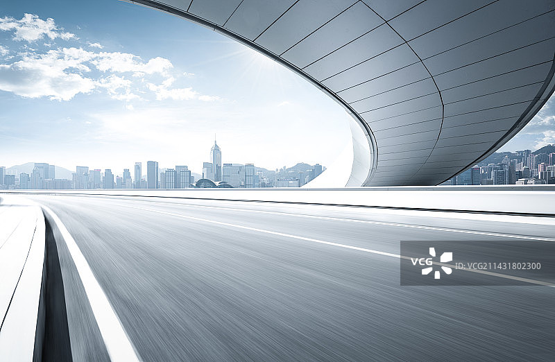 现代建筑道路图片素材