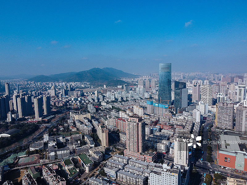 无锡 南禅寺 三阳广场 财富大厦 大东方百货 云蝠大厦 南长街 解放路 苏宁图片素材