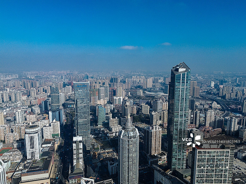 无锡 三阳广场 南禅寺 财富大厦 大东方百货 云蝠大厦 南长街 解放路 苏宁图片素材
