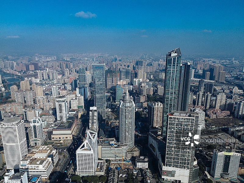 无锡 三阳广场 南禅寺 财富大厦 大东方百货 云蝠大厦 南长街 解放路 苏宁图片素材