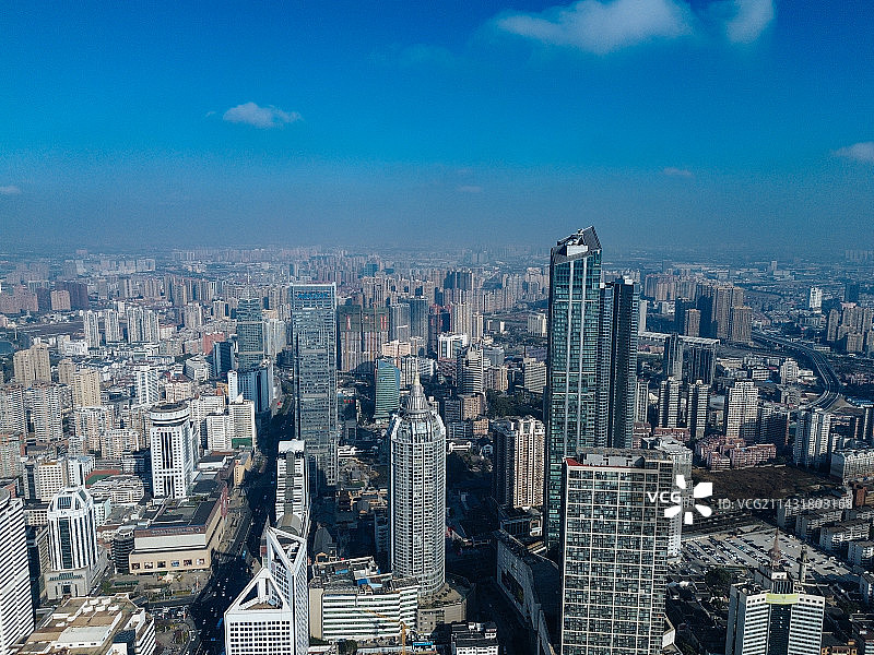 无锡 三阳广场 南禅寺 财富大厦 大东方百货 云蝠大厦 南长街 解放路 苏宁图片素材
