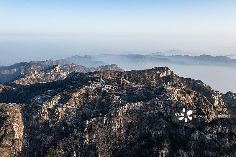 泰山全景图片素材