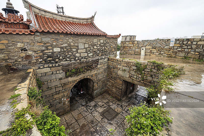 福建崇武古城闽南石砌古建筑图片素材
