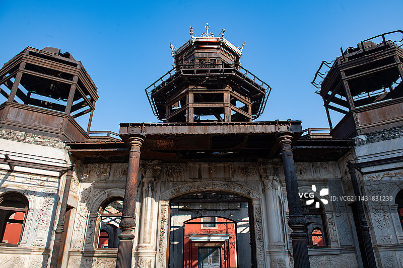 北京故宫延禧宫灵沼轩遗迹图片素材