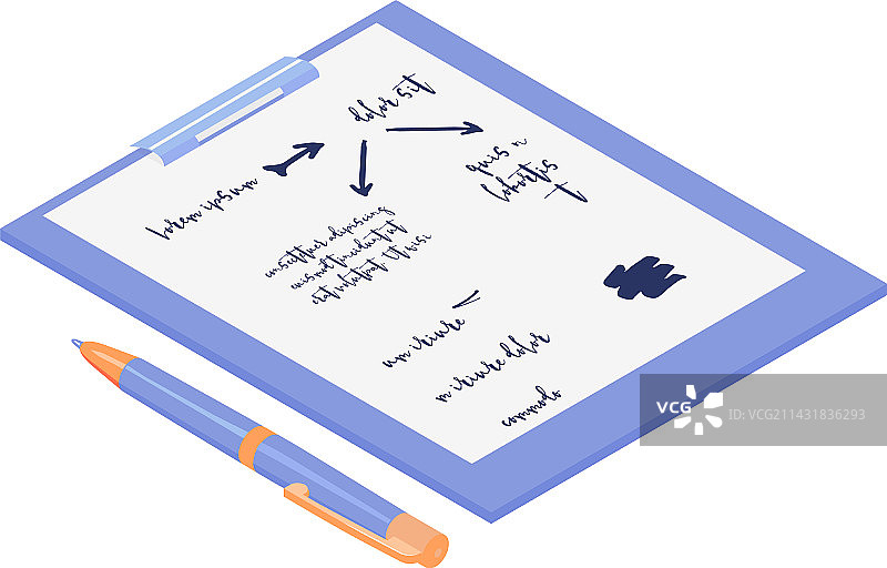 2.5D程序员笔记组合图片素材
