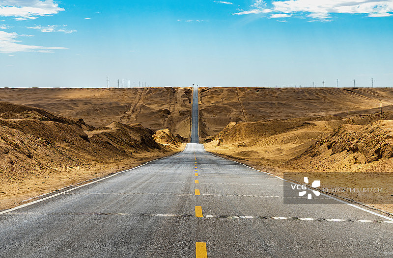 U型公路图片素材