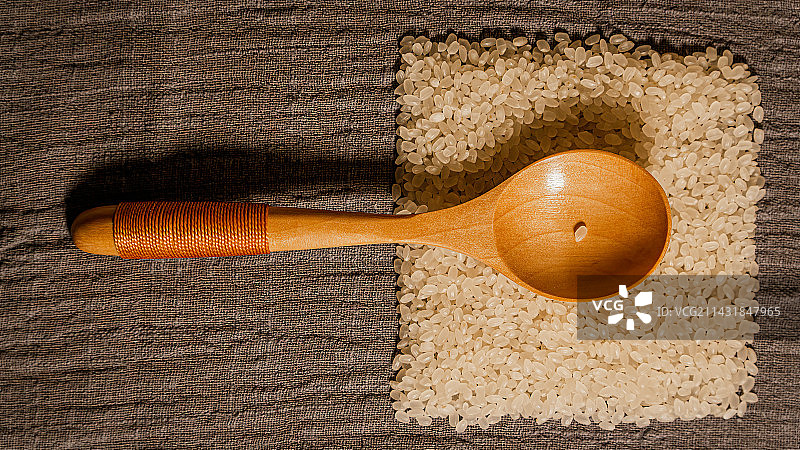 优质五常大米创意拍摄图片素材