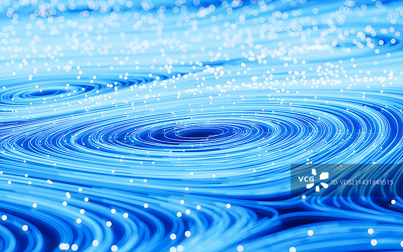 发光流动的粒子线条背景3D渲染图片素材